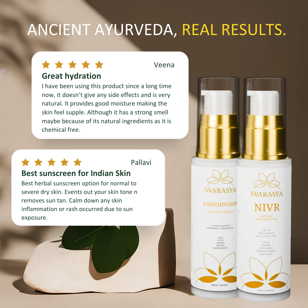 Normal to Oily Skin Ritual "ALOKYA" For Sun Protection | Sunscreen & Moisturizer