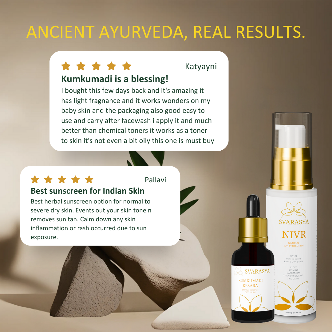 Sun Protection combo "Roopam" for intense hydration | Sunscreen & Face Serum