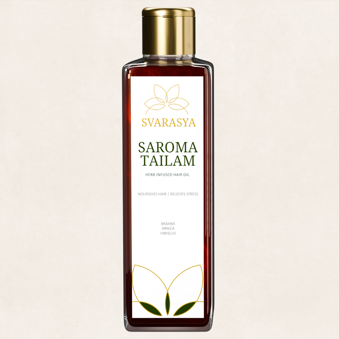 SAROMA TAILAM - HERB-INFUSED CHAMPI HAIR OIL