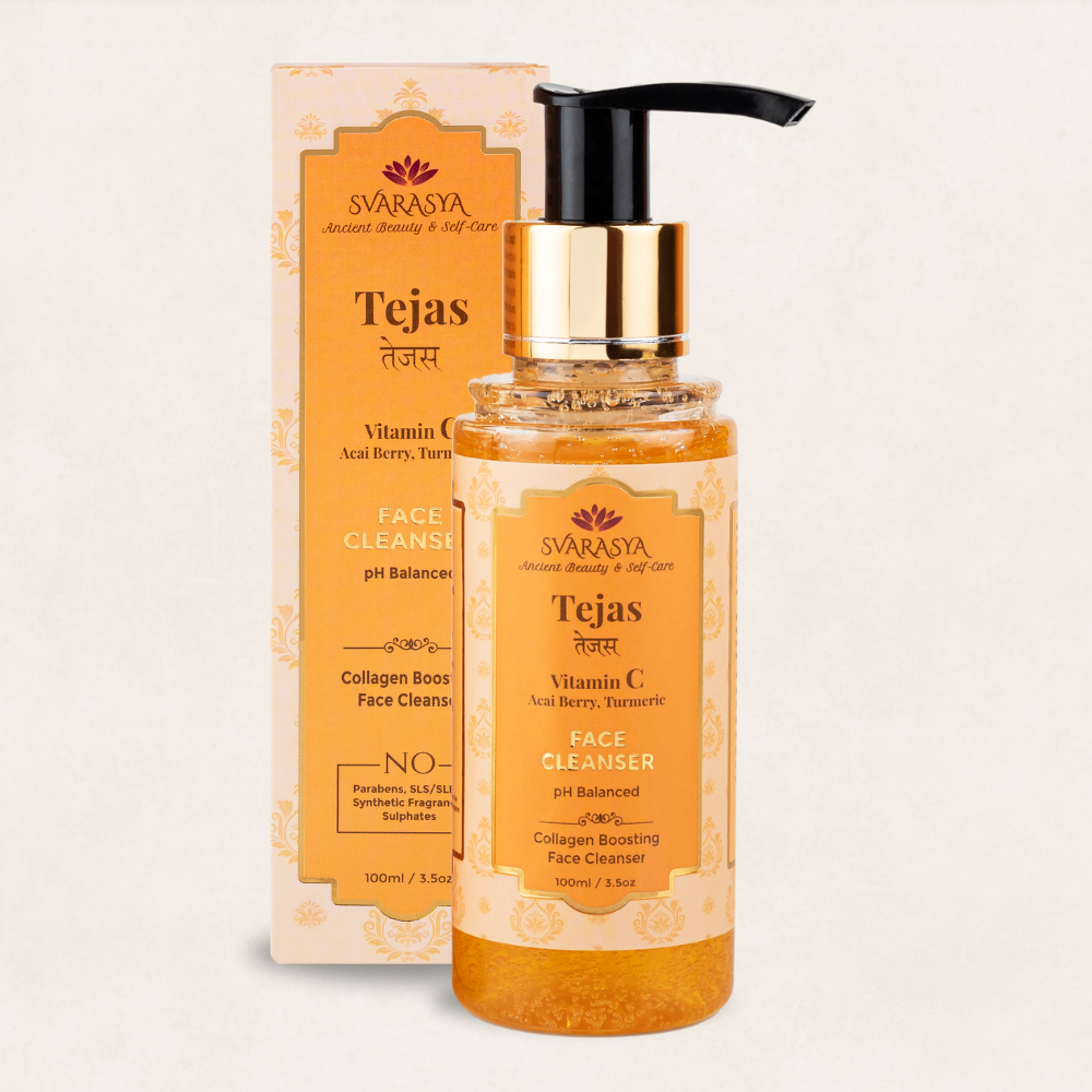 Tejas- The Collagen-Boosting 20% Vitamin C + Turmeric Face Cleanser For Skin Brightening