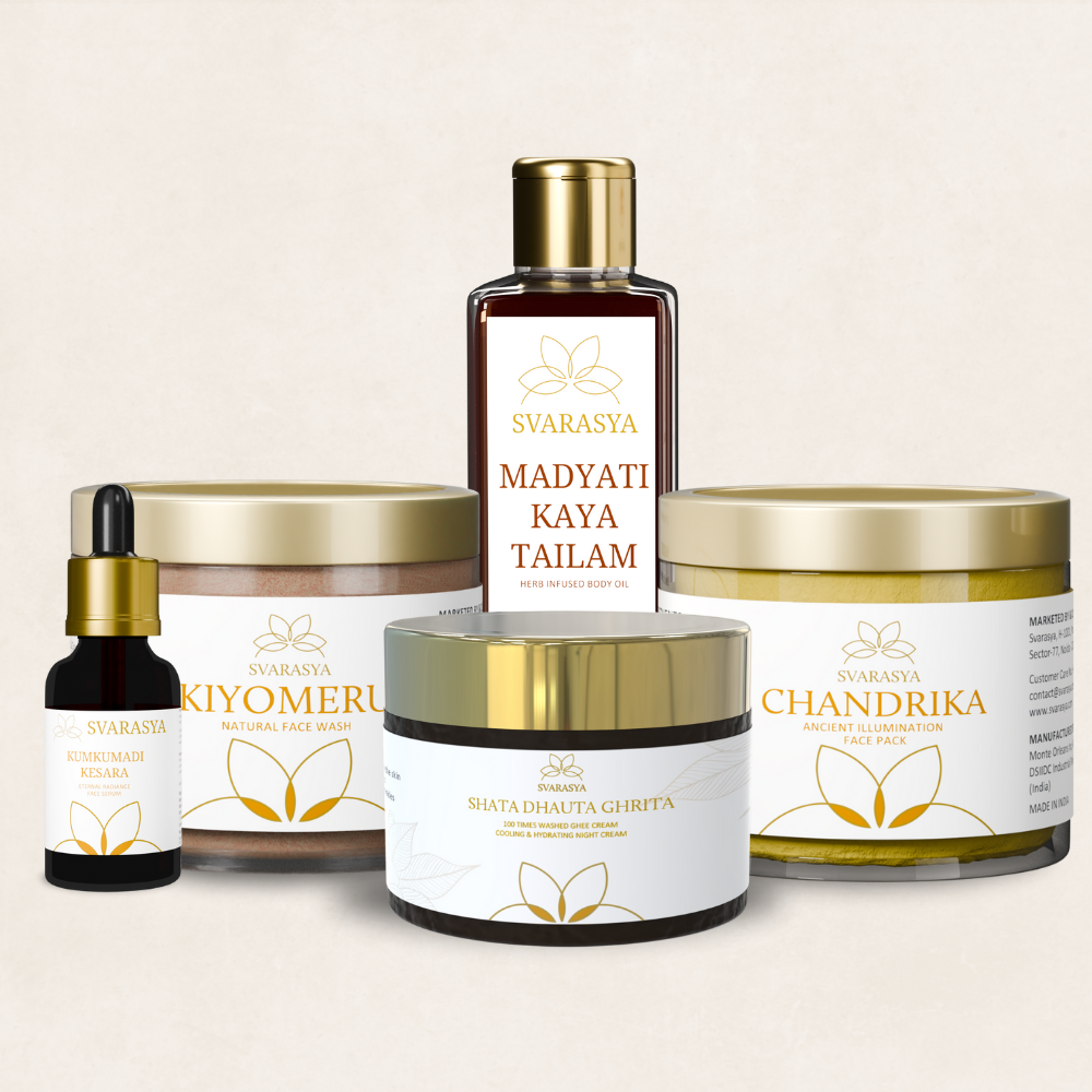 SHRINGAR- Bridal Skincare Kit | Face Wash, Face Mask, Face Serum, Moisturiser & Massage Oil