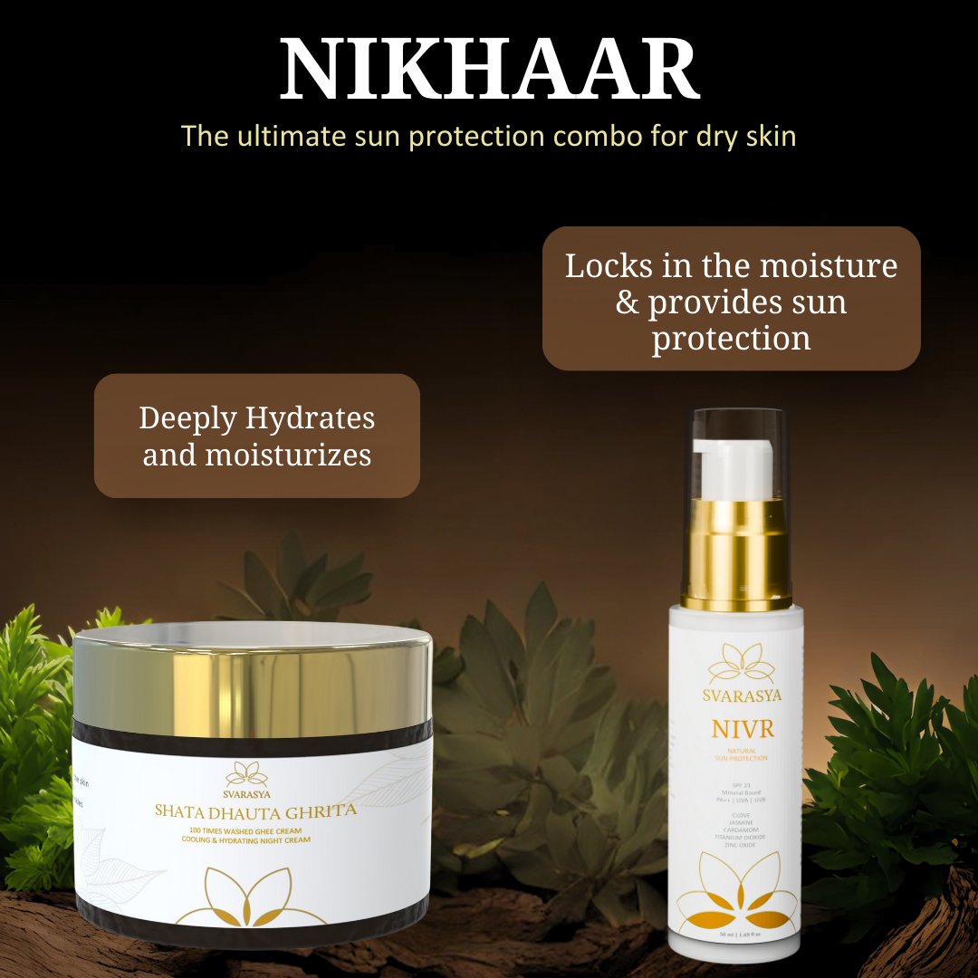 Dry Skin Ritual "Nikhaar" For Sun Protection | Moisturiser &  Sunscreen