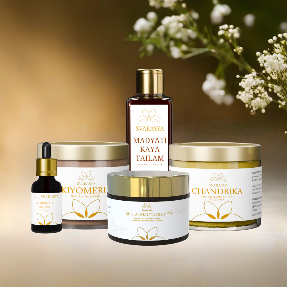 SHRINGAR- Bridal Skincare Kit | Face Wash, Face Mask, Face Serum, Moisturiser & Massage Oil