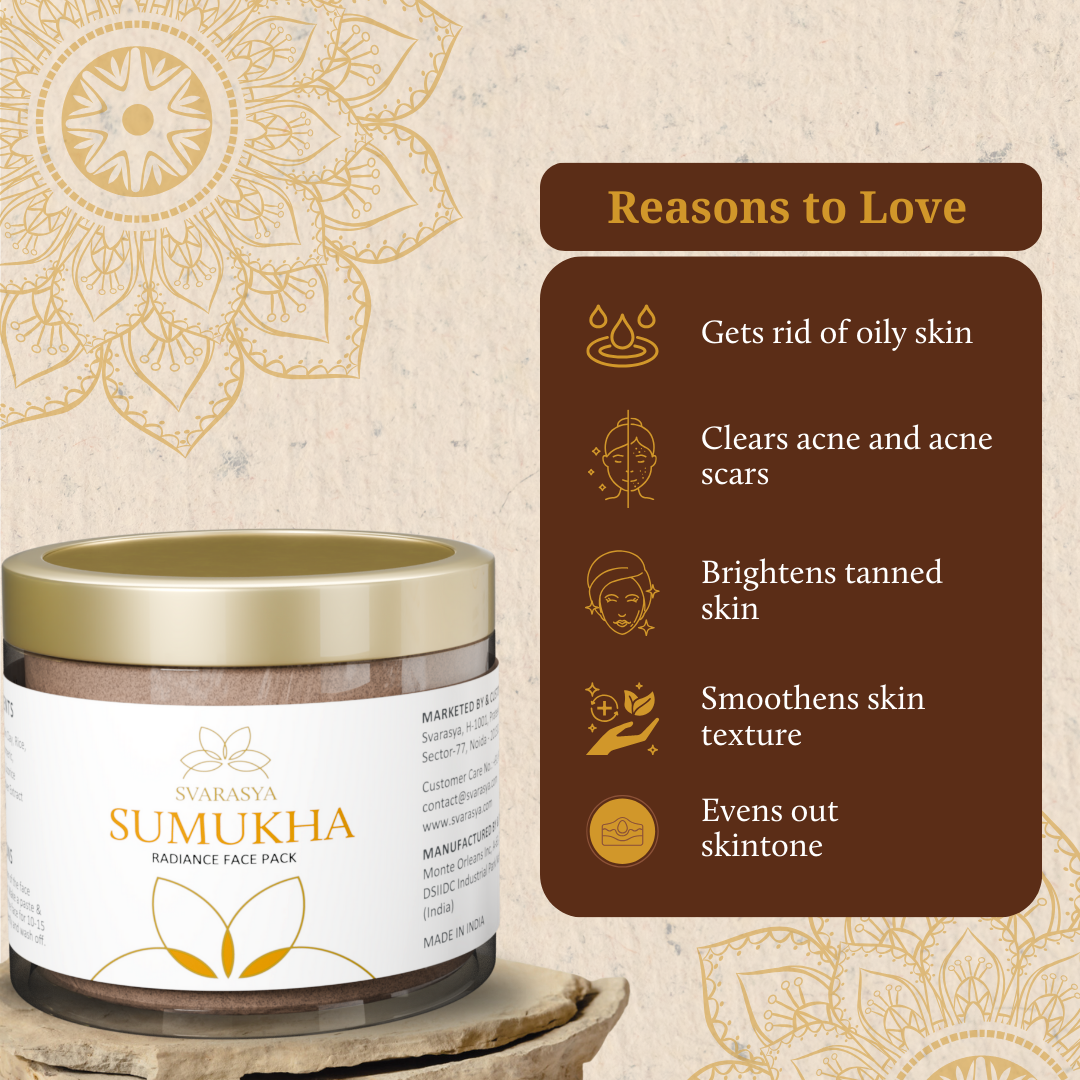 Sumukha: The Ancient Clarifying Face Mask for Oily Skin