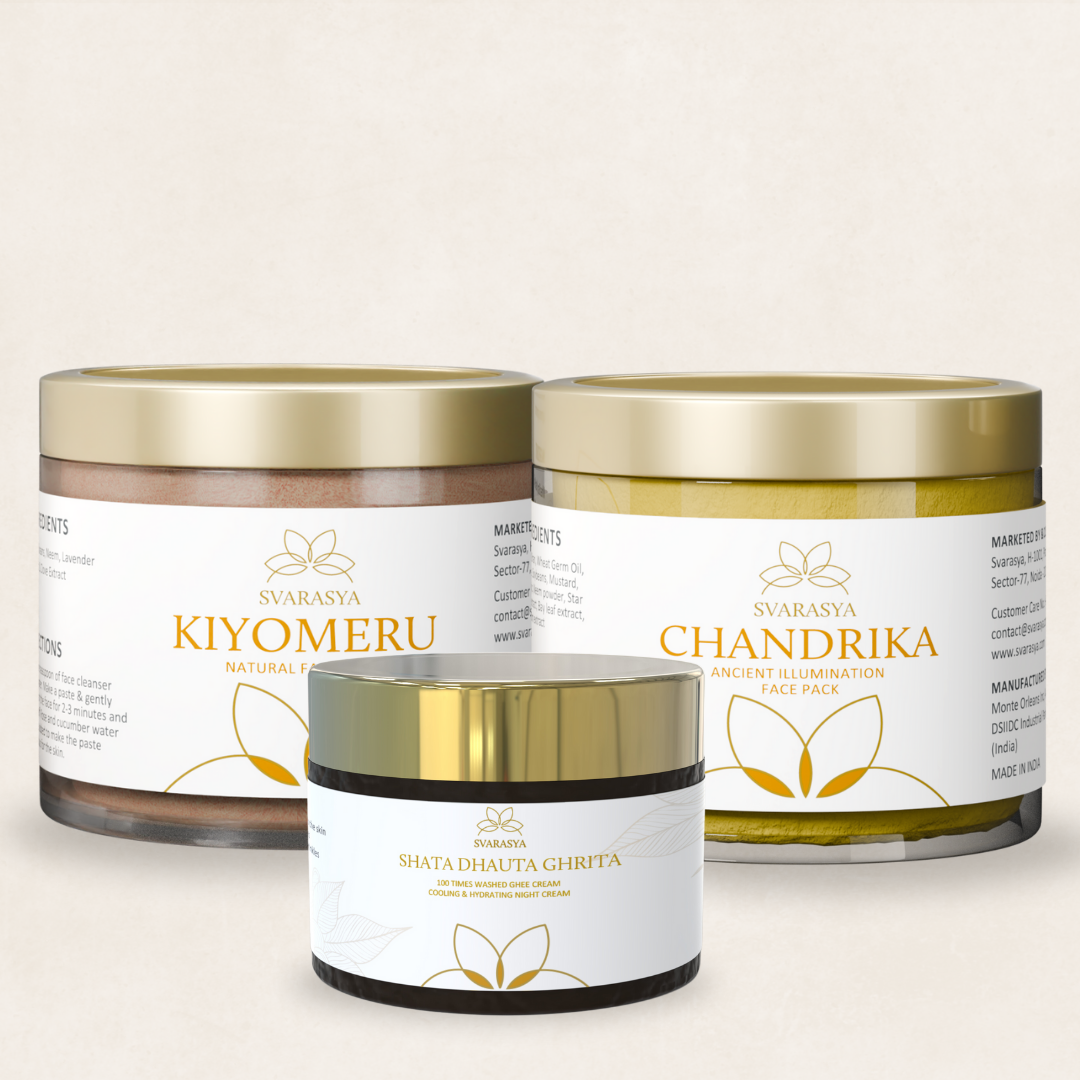 Night Ritual "Sandhya" for Radiant Skin and Even Complexion | Face Wash, Ubtan & Moisturiser