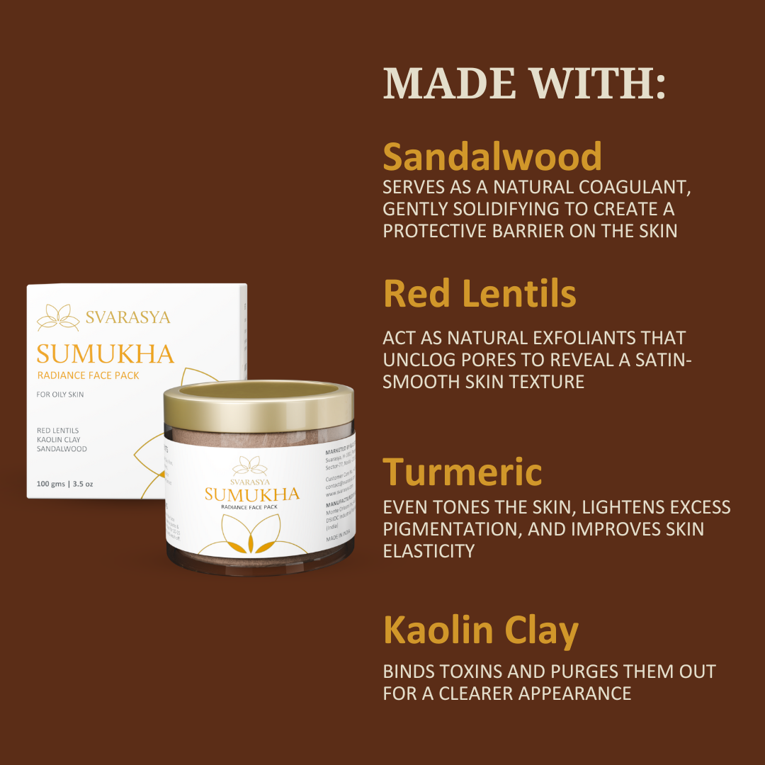 Sumukha: The Ancient Clarifying Face Mask for Oily Skin