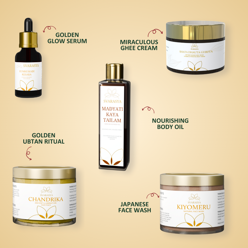 SHRINGAR- Bridal Skincare Kit | Face Wash, Face Mask, Face Serum, Moisturiser & Massage Oil