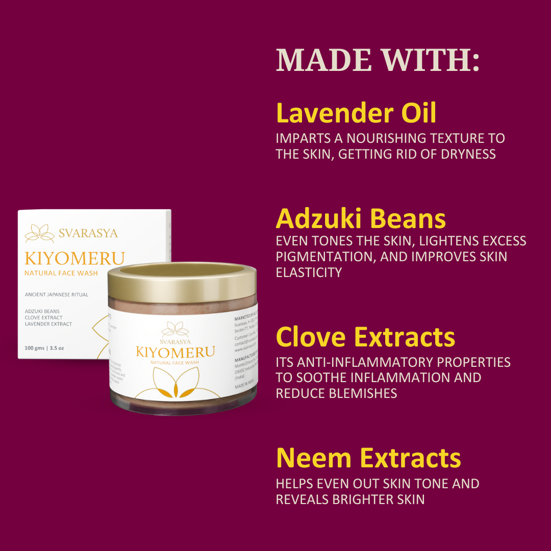 Kiyomeru - Purifying Japanese Face Wash for Squeaky Clean Complexion