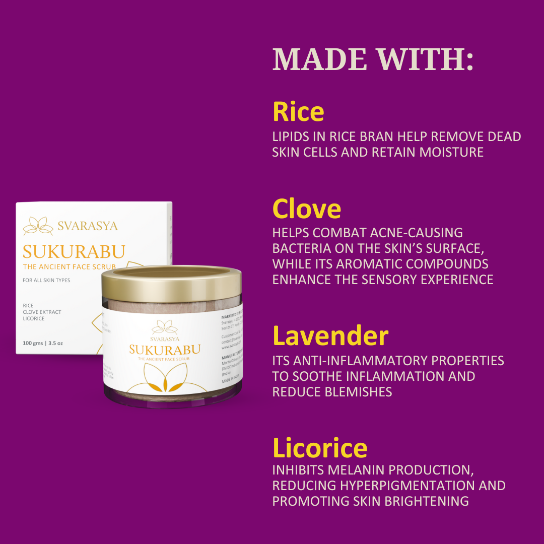 Sukurabu - The Ancient Japanese Scrub for Clear Skin