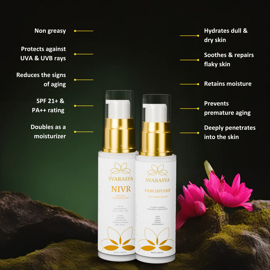 Normal to Oily Skin Ritual "ALOKYA" For Sun Protection | Sunscreen & Moisturizer