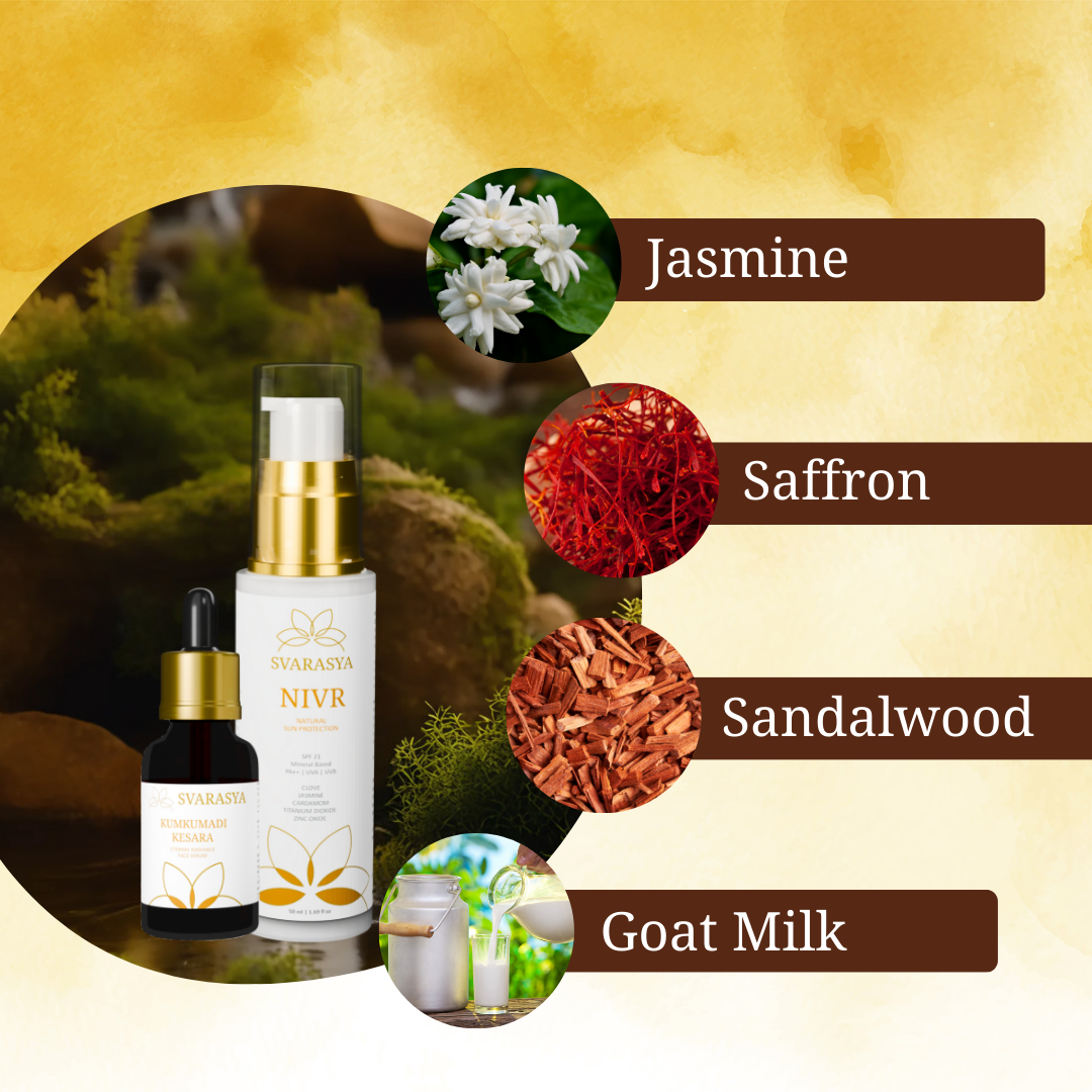 Sun Protection combo "Roopam" for intense hydration | Sunscreen & Face Serum