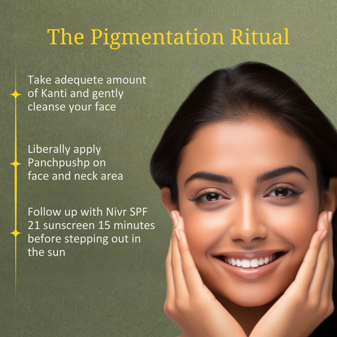 Dry Skin Ritual "Sugandha" for Dark Spots and Pigmentation | Face Wash, Moisturiser & Sunscreen