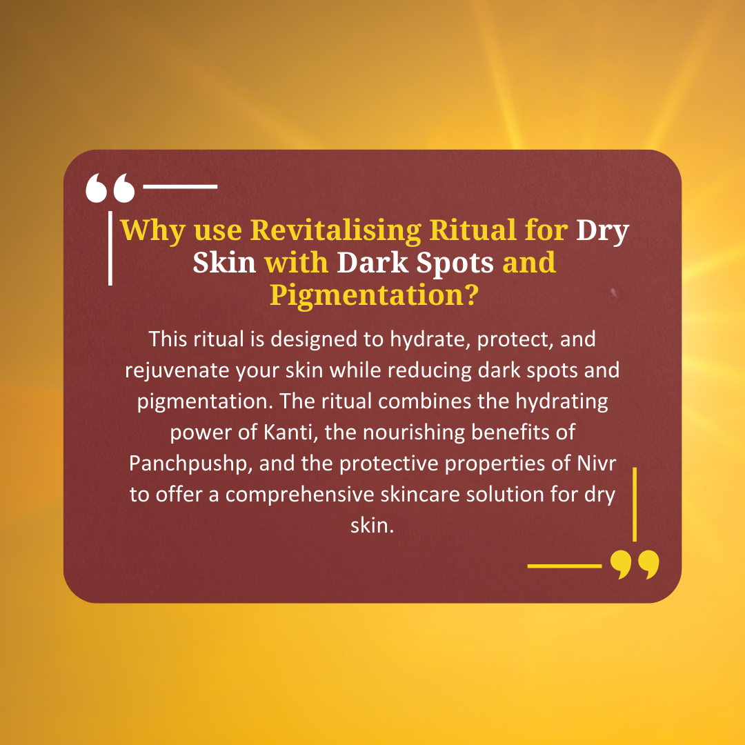 Dry Skin Ritual "Sugandha" for Dark Spots and Pigmentation | Face Wash, Moisturiser & Sunscreen