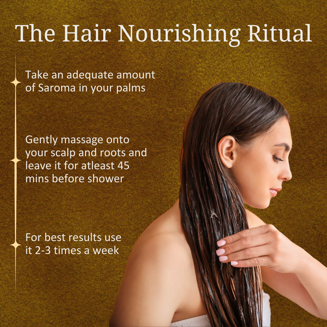 SAROMA TAILAM - HERB-INFUSED CHAMPI HAIR OIL