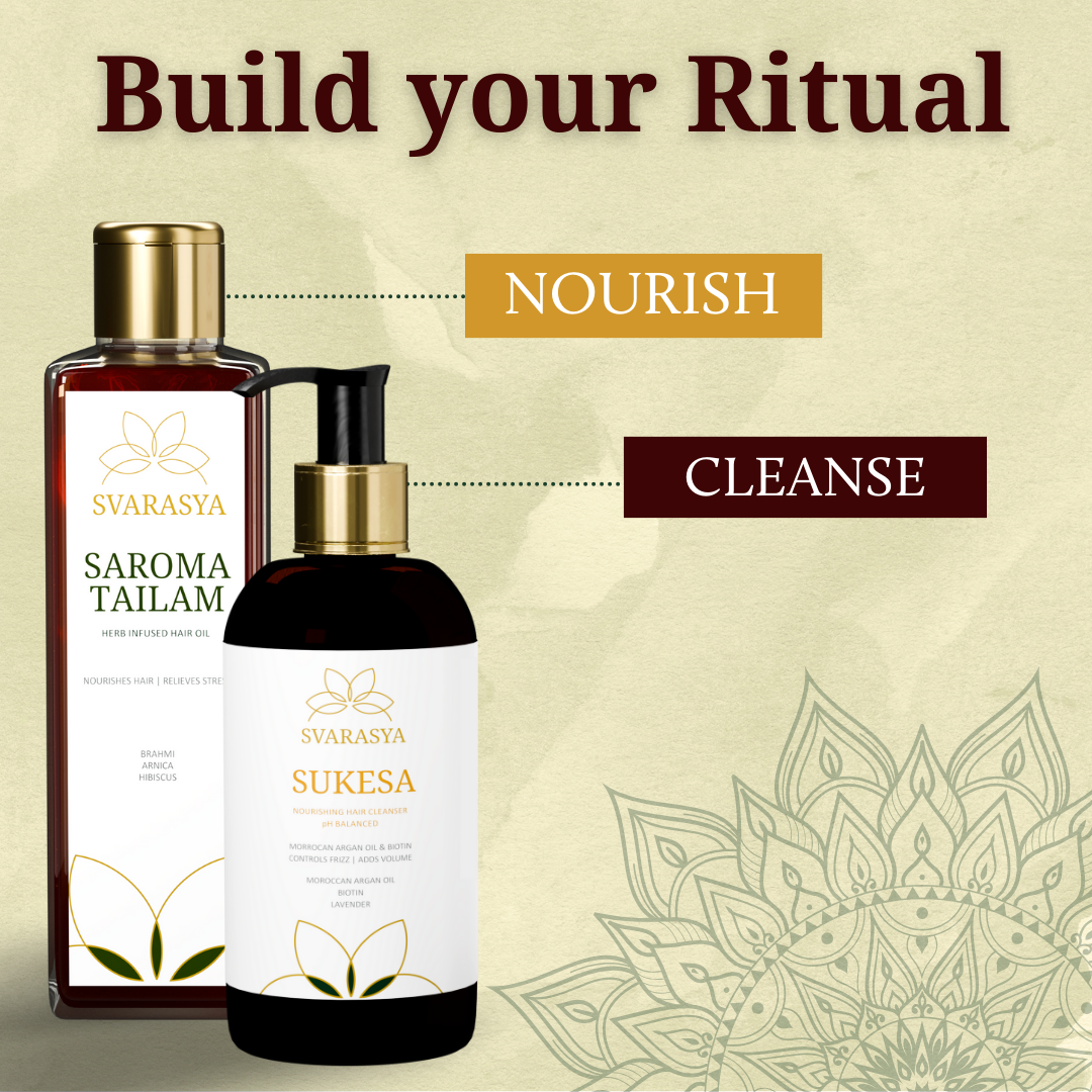 SAROMA TAILAM - HERB-INFUSED CHAMPI HAIR OIL