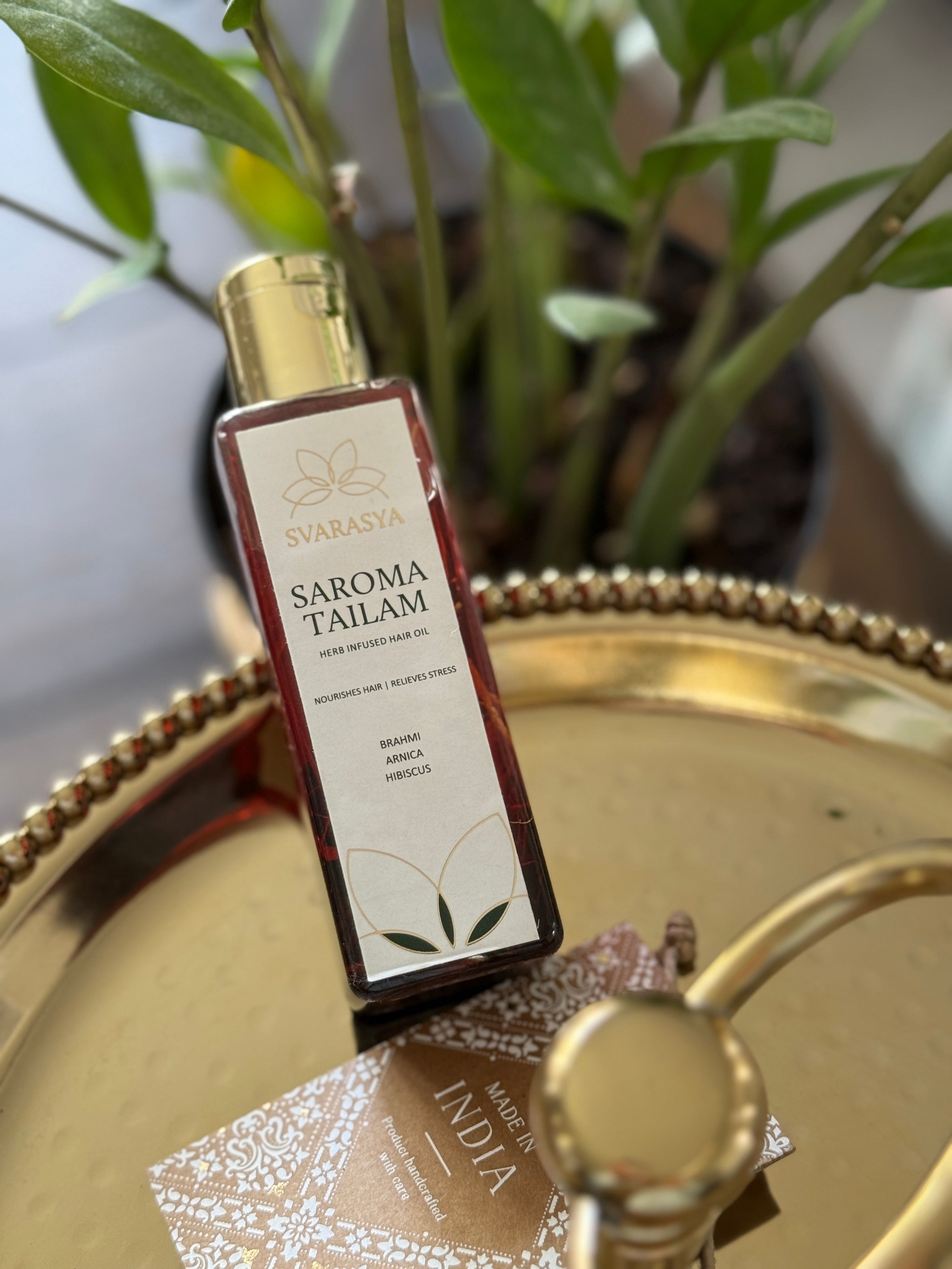 BEDTIME HAIRCARE RITUAL WITH SAROMA TAILAM