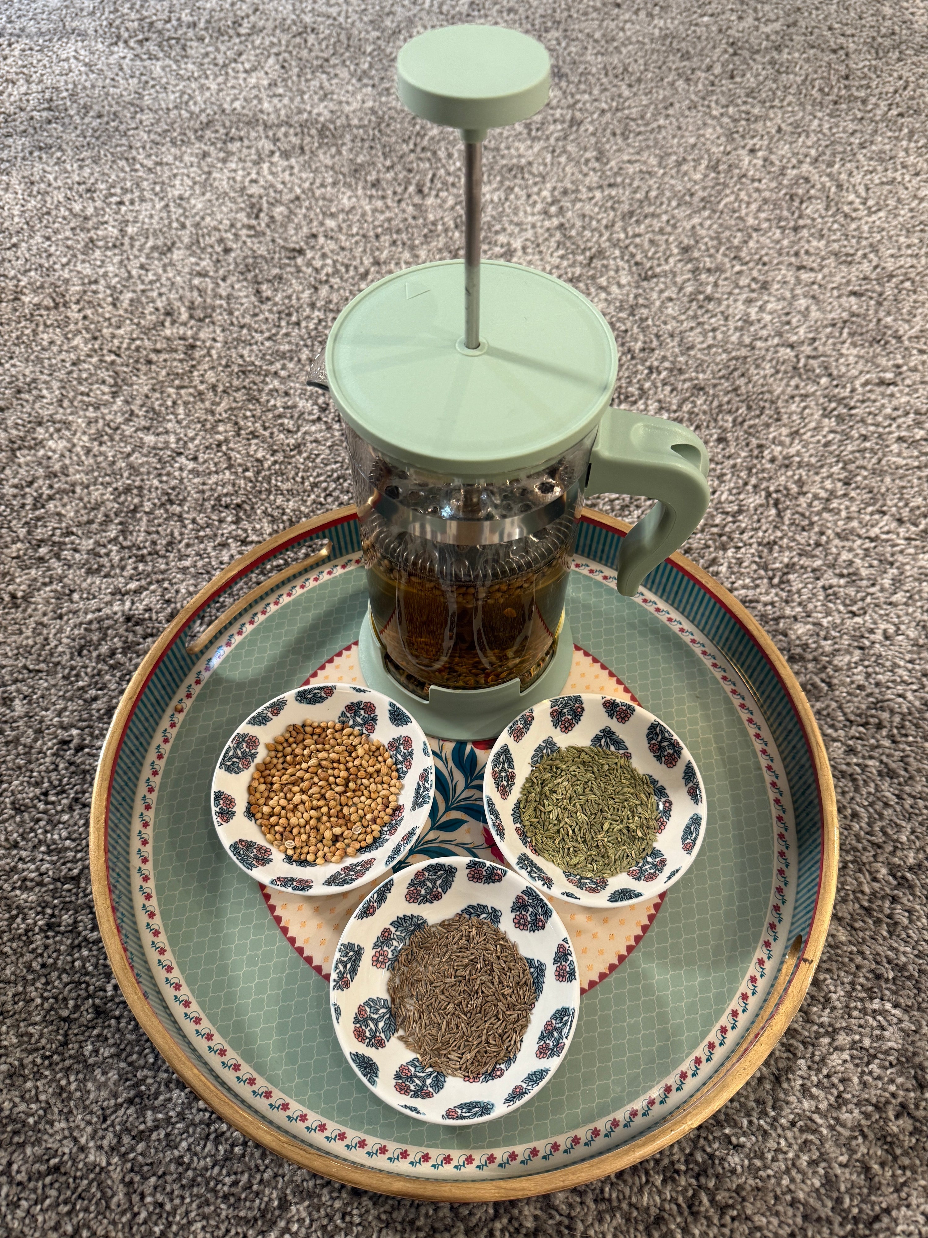 AYURVEDIC CCF TEA-DETOX DRINK FOR GLOWING SKIN, BLOAT RELIEF & BODY TONING