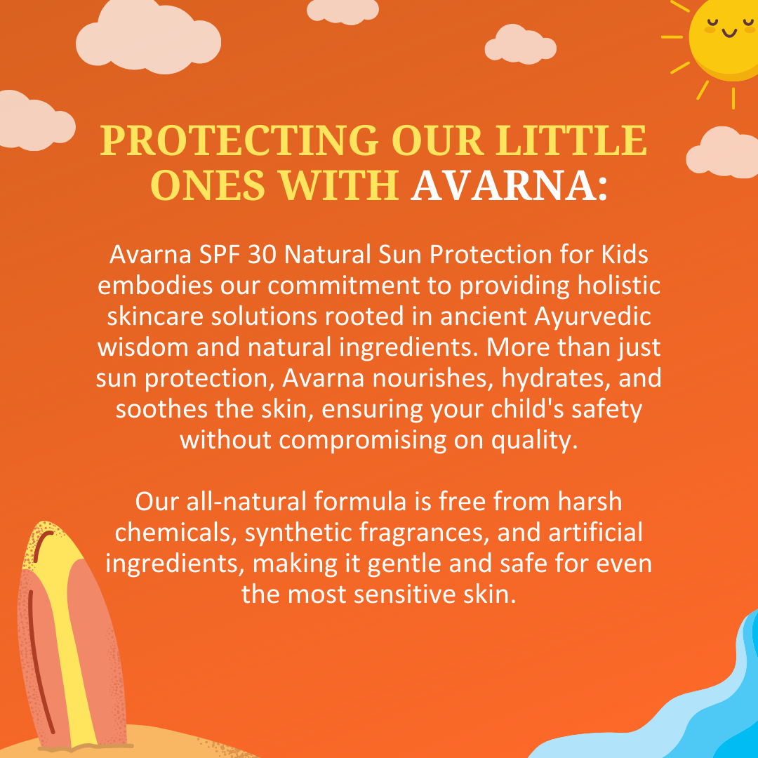 AVARNA: SPF 30 Natural Sun Protection for Kids