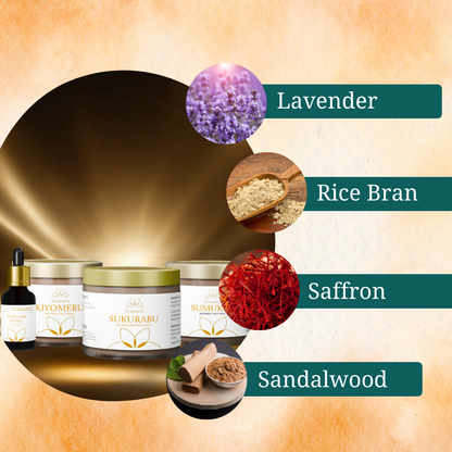 Oily &amp; Sensitive Skin Pre-MakeUp Ritual &quot;NIRMALTA&quot; for Clean, Oil-Free, Luminous finish Skin | Face Wash, Face Scrub, Face Mask &amp; Face Serum