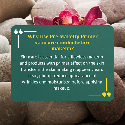Oily &amp; Sensitive Skin Pre-MakeUp Ritual &quot;NIRMALTA&quot; for Clean, Oil-Free, Luminous finish Skin | Face Wash, Face Scrub, Face Mask &amp; Face Serum