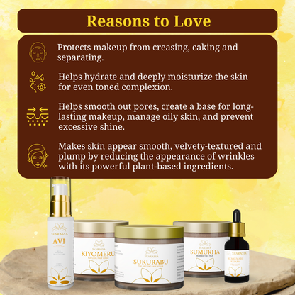 PRATAH- ‘Pre-MakeUp Primer’ Ritual for Sun protected skin and fresh makeup look under the Sun | Face Wash, Scrub, Face Mask, Sunscreen &amp; Face Serum
