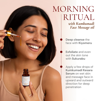 KUMKUMADI KESARA - Natural Face Serum for A Golden Glow