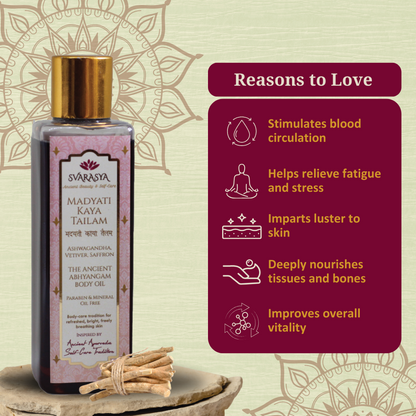 Madyati Kaya Tailam: The Herb-Infused Body Massage Oil