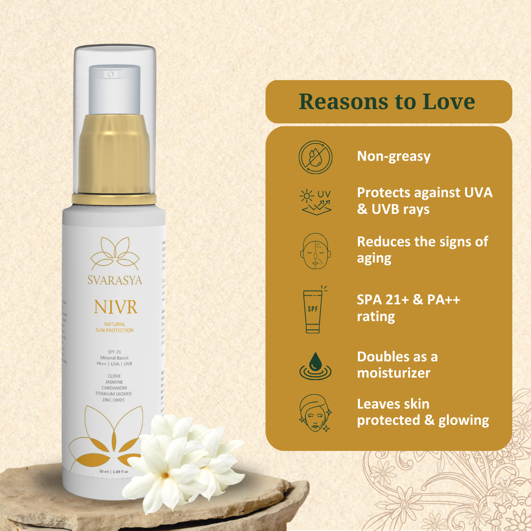 NIVR- The 100% Natural Sunscreen SPF 21 PA++