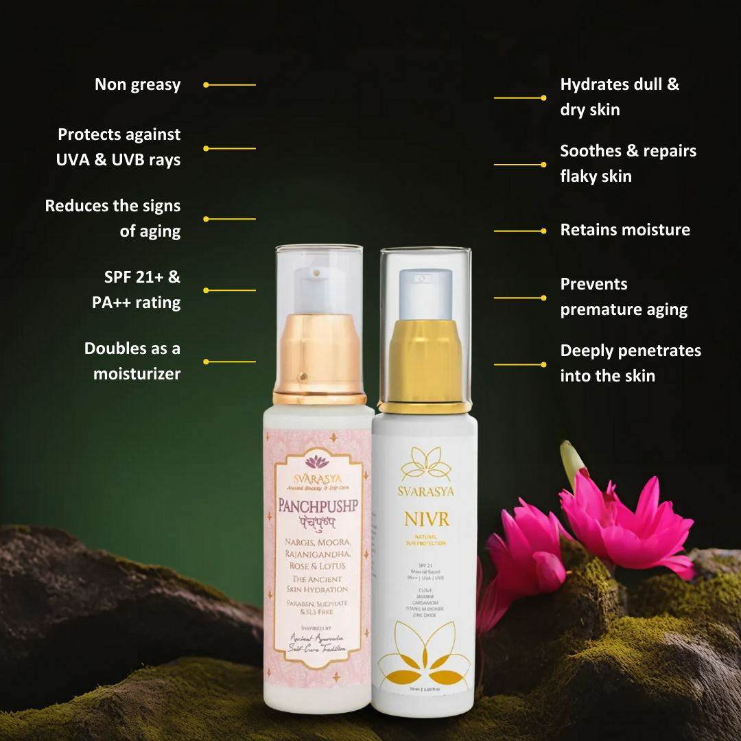ALOKYA- The Ultimate Sun Protection Combo for Normal to Oily Skin | Nivr &amp; Panchpushp