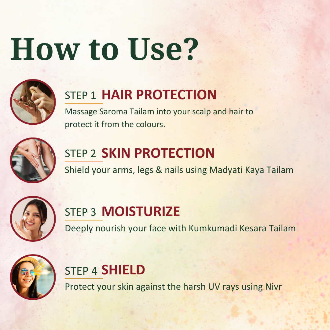 SVARAKSHA: Pre-Holi Skin Care Kit for All Skin Types