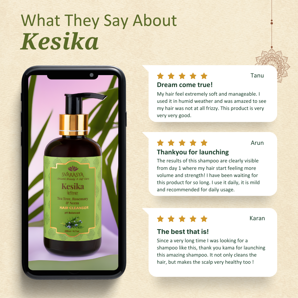 Kesika: Aromatherapy Hair Cleanser for Oily and Dandruff-prone Hair