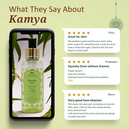 Kamya: The Salicylic Acid + Tea Tree Face Cleanser for Oily, Acne-prone Skin