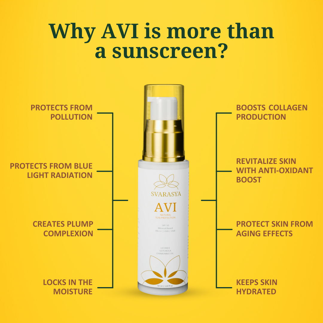 AVI - The Natural SPF 50 PA+++ Sunscreen for Ultimate Sun Protection