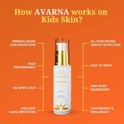 AVARNA: SPF 30 Natural Sun Protection for Kids